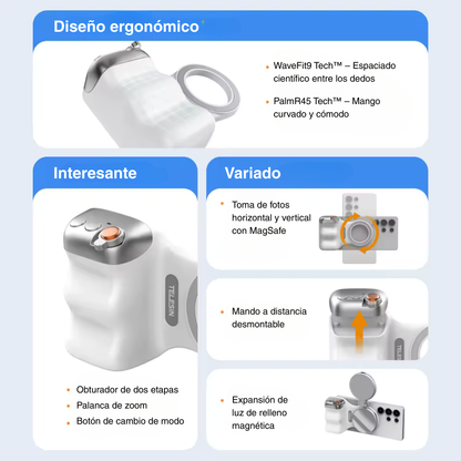 ProGrip™ – Empuñadura magnética con Bluetooth