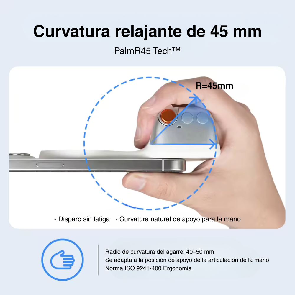 ProGrip™ – Empuñadura magnética con Bluetooth