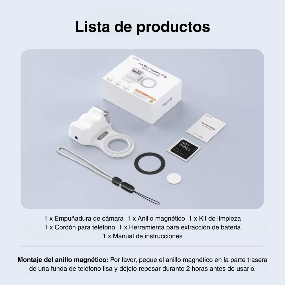 ProGrip™ – Empuñadura magnética con Bluetooth