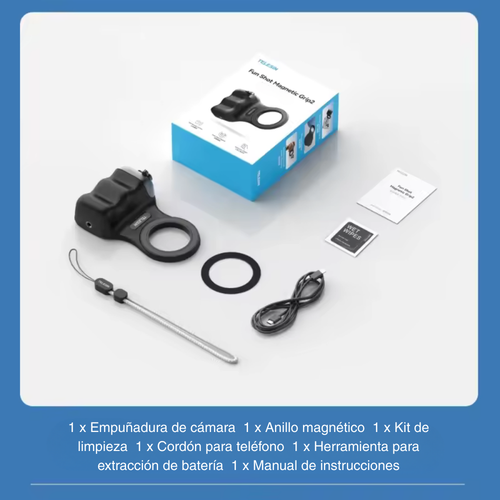 ProGrip™ – Empuñadura magnética con Bluetooth